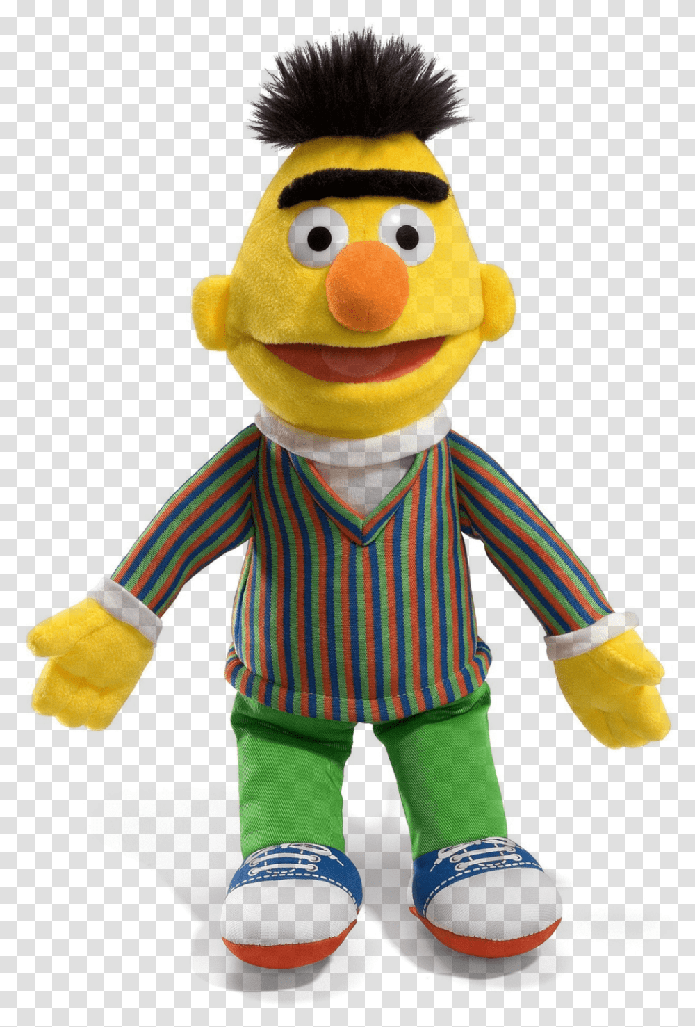 Sesame Street Bert Toy, Doll, Person, Human Transparent Png