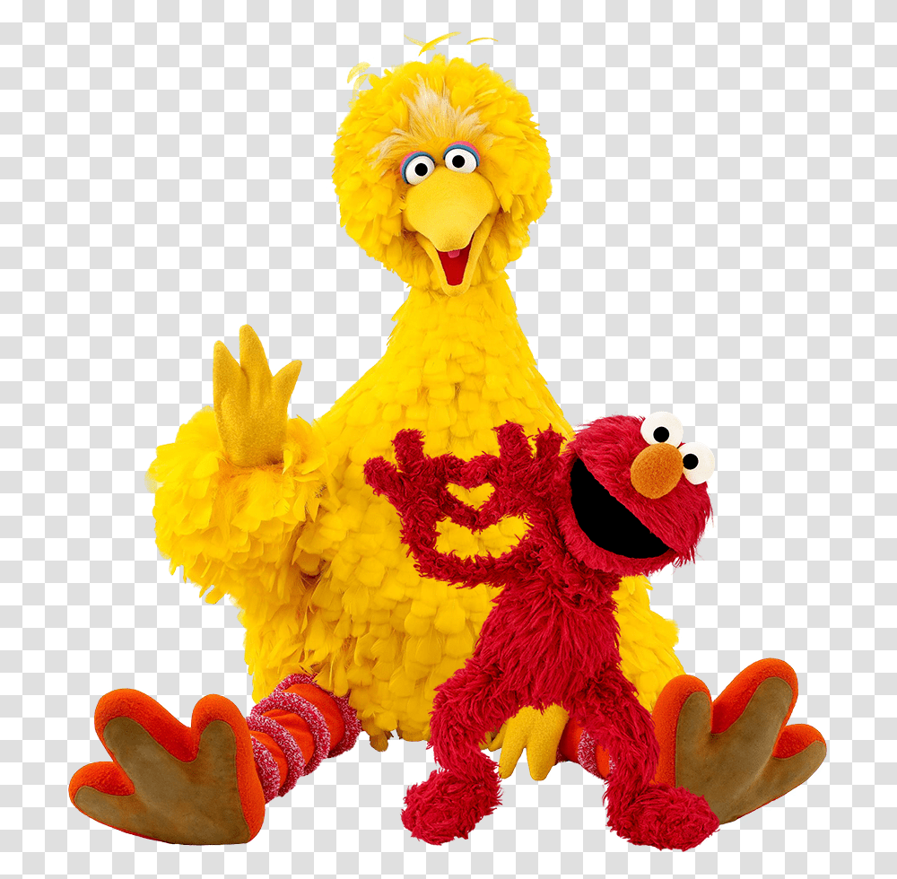 Sesame Street Big Bird, Plush, Toy Transparent Png