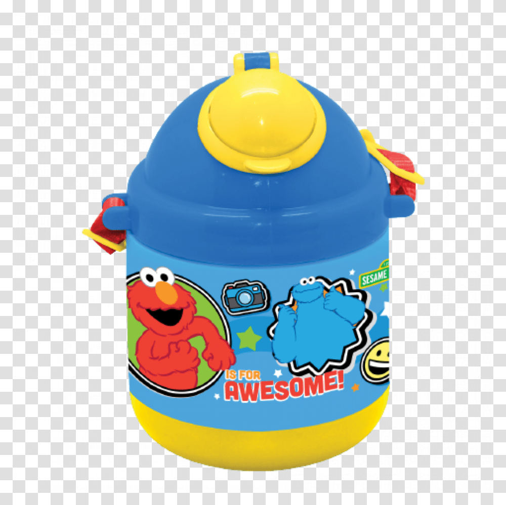 Sesame Street Bottle 400 Ml Cartoon, Jug, Jar, Pottery, Snowman Transparent Png