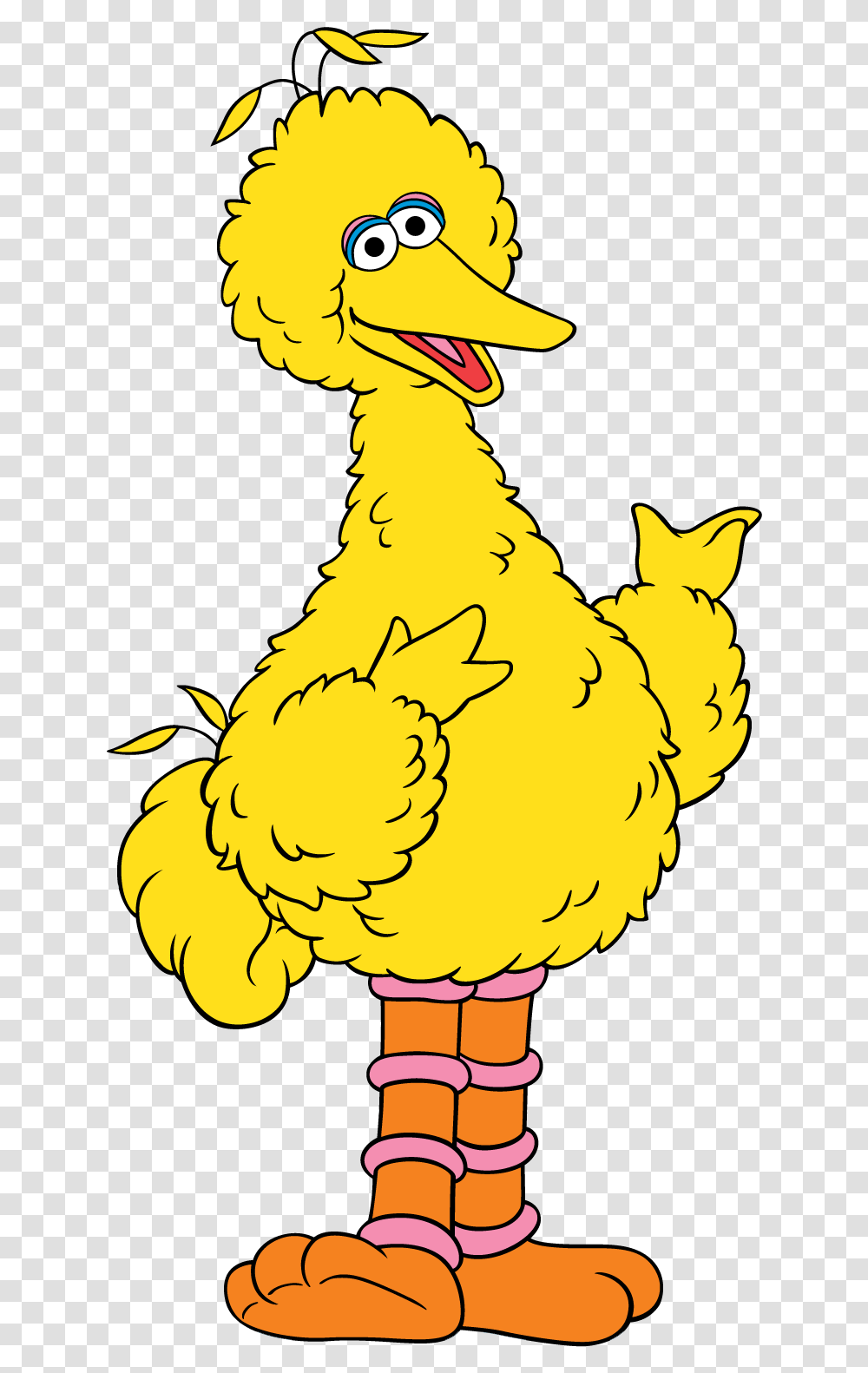Sesame Street Characters Clipart Sesame Street Big Bird Drawing, Animal, Poultry, Fowl, Hen Transparent Png