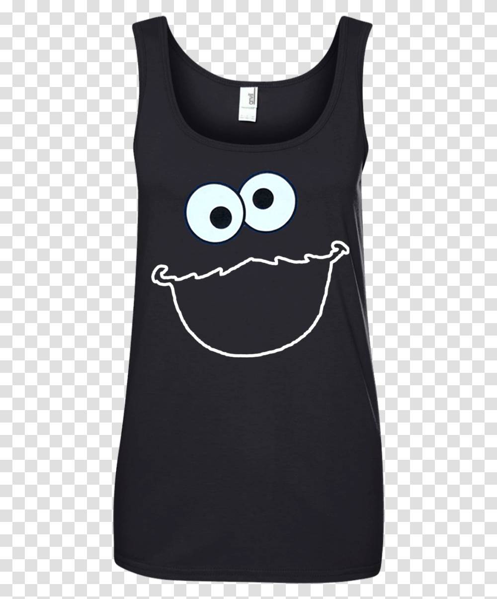 Sesame Street Cookie Monster Face T Shirt Hoodie Sweater Active Tank, Pillow, Cushion, Sleeve Transparent Png