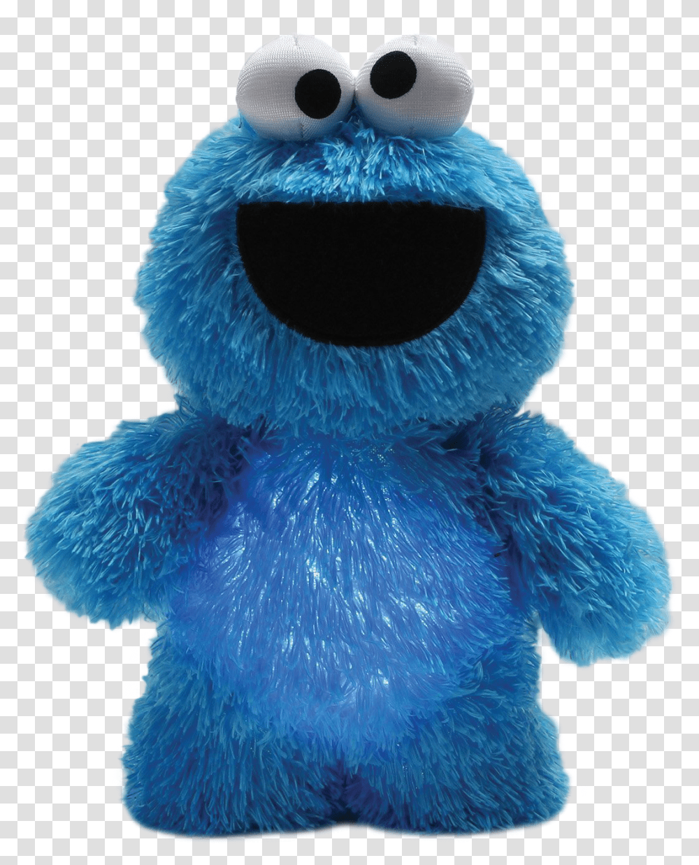 Sesame Street Cookie Monster Glow Pal 9 Inch Plush, Toy, Pillow, Cushion, Mascot Transparent Png