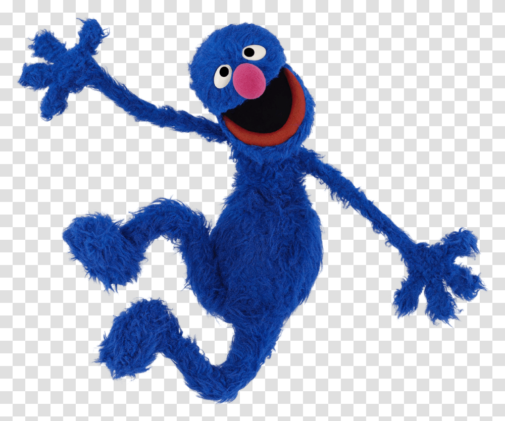Sesame Street Grover Happy Jump Grover Sesame Street Characters, Toy, Plush, Animal, Bird Transparent Png