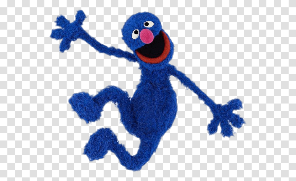 Sesame Street Grover Happy Jump Sesame Street Character, Animal, Plush, Toy, Bird Transparent Png