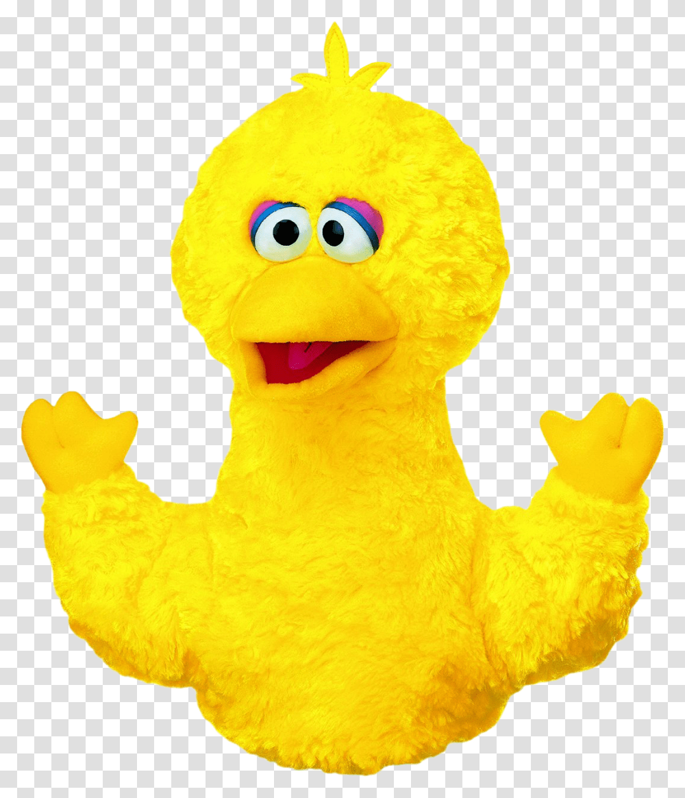 Sesame Street Hand Puppet Gund Big Bird Hand Puppet Cultcha, Toy, Plush, Mascot, Animal Transparent Png