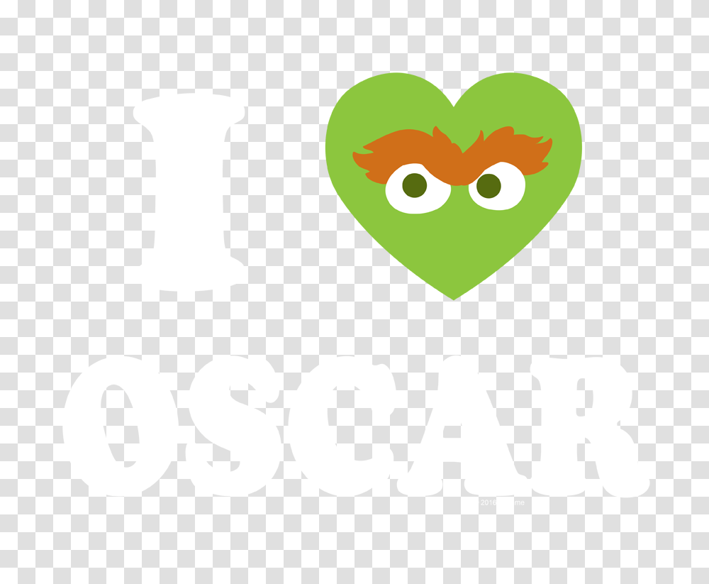 Sesame Street I Heart Oscar Juniors T Shirt, Logo, Tabletop, Seed Transparent Png