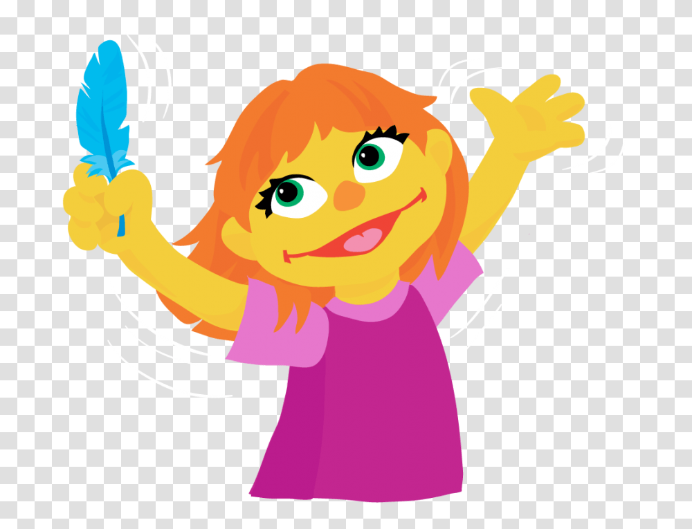Sesame Street Introduces A New Muppet Character With Autism Wglt, Face, Female Transparent Png