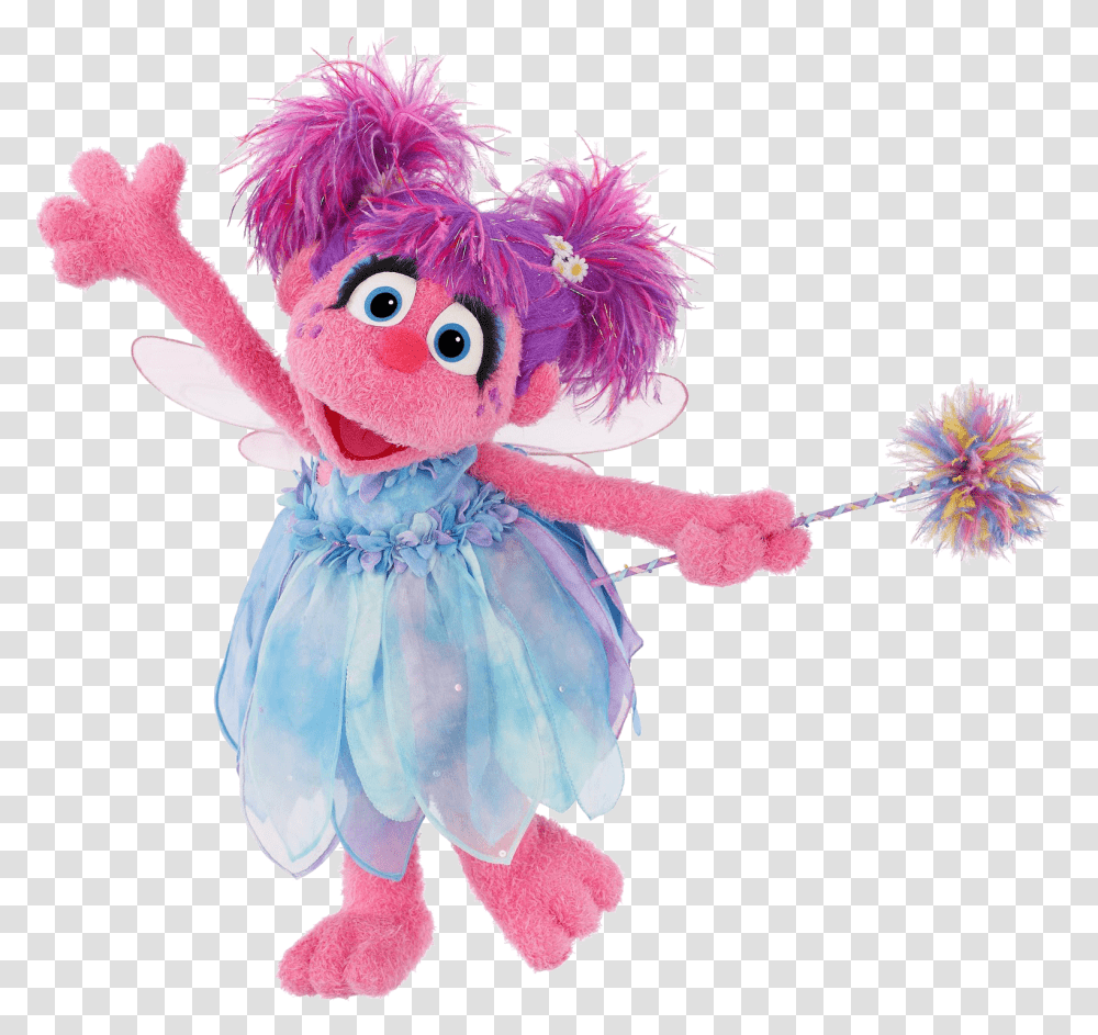 Sesame Street Ladabby Magic Abby Cadabby Sesame Street Characters, Toy, Doll, Figurine, Flower Transparent Png
