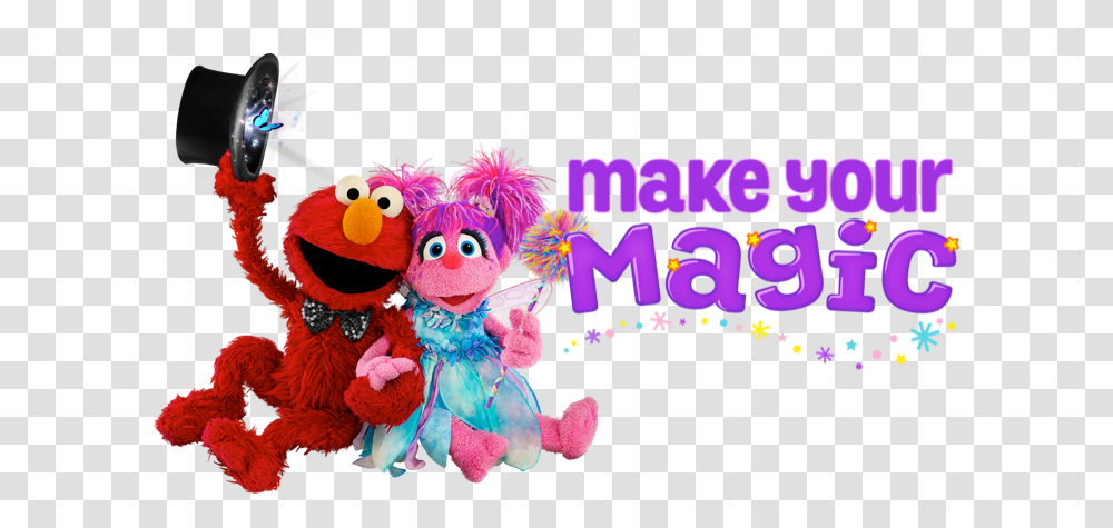 Sesame Street Live Make Your Magic, Toy, Plush, Doll, Pinata Transparent Png