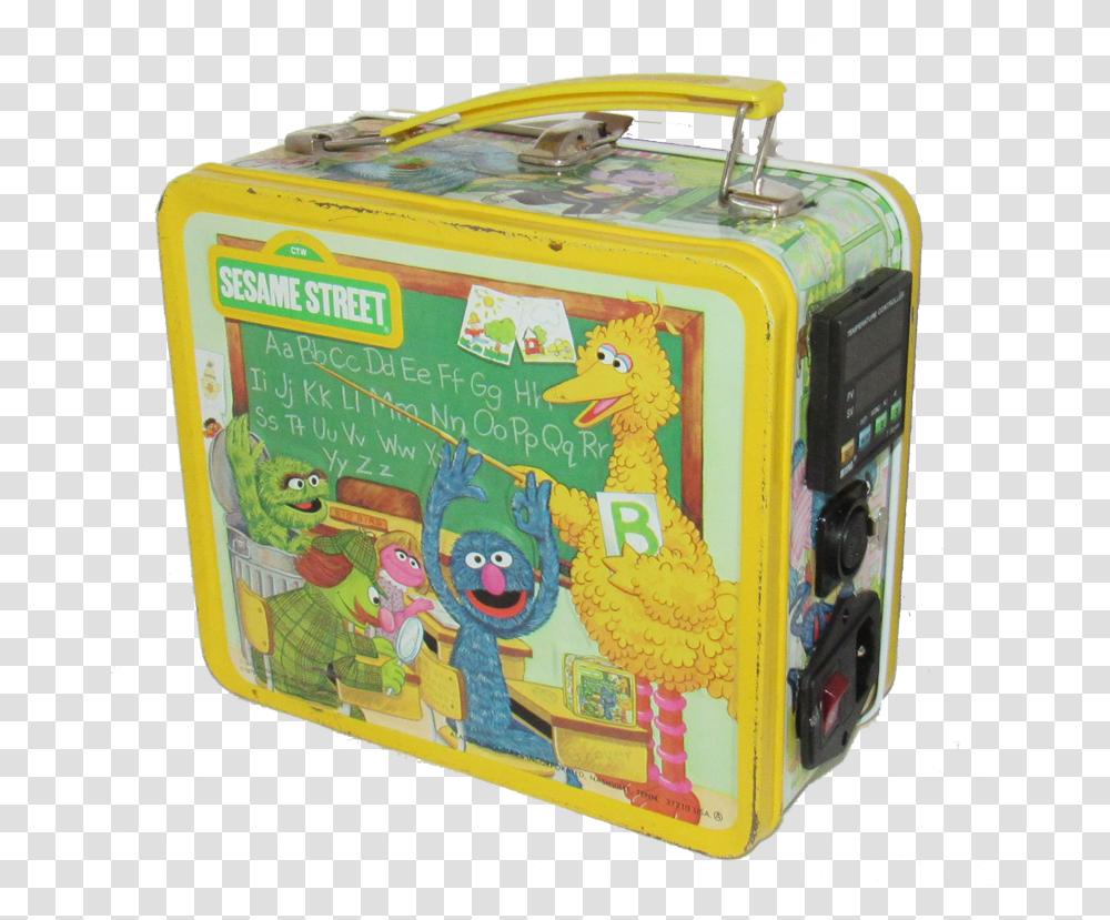 Sesame Street Lunch Box Enail Portable E Nail Cup, Game, Luggage Transparent Png