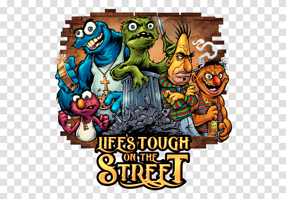Sesame Street Parody Characters, Poster, Advertisement, Animal Transparent Png