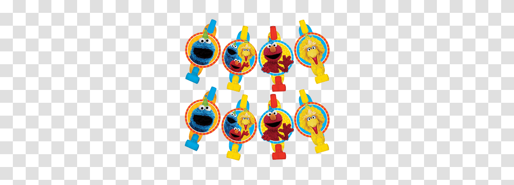 Sesame Street Party Blowers Just For Kids, Rattle Transparent Png