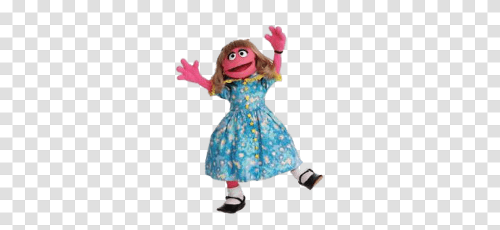 Sesame Street Prairie Dawn Jumping, Doll, Toy, Apparel Transparent Png