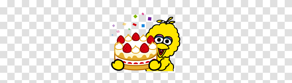 Sesame Street Stickers, Cake, Dessert, Food, Birthday Cake Transparent Png