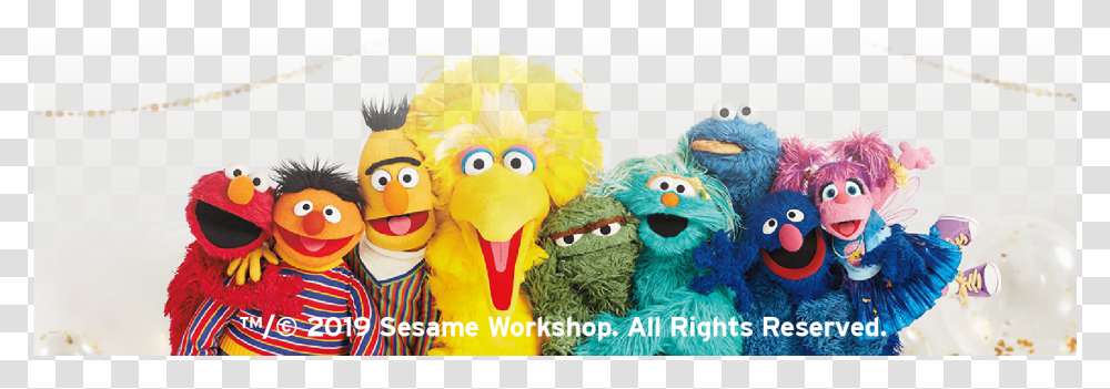 Sesame Street Turns, Bird, Animal, Mascot, Plush Transparent Png