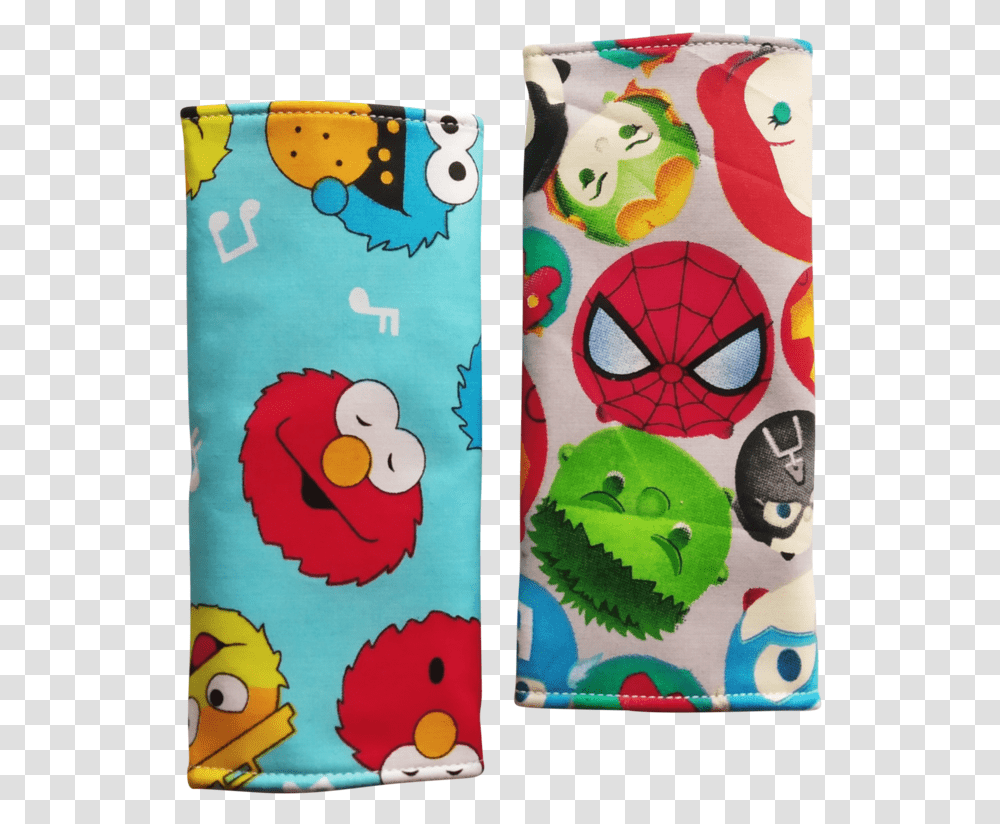 Sesame Street With Tsum Tsum Heroes In Reverse Seat, Applique, Floral Design Transparent Png