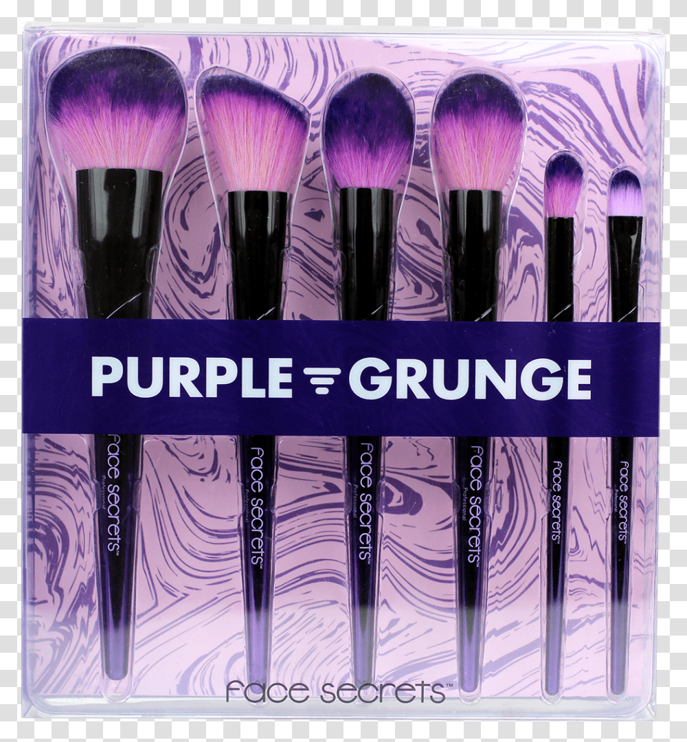 Set De Brochas Purple Grunge Hi Res Makeup Brushes, Cosmetics, Lipstick, Tool Transparent Png