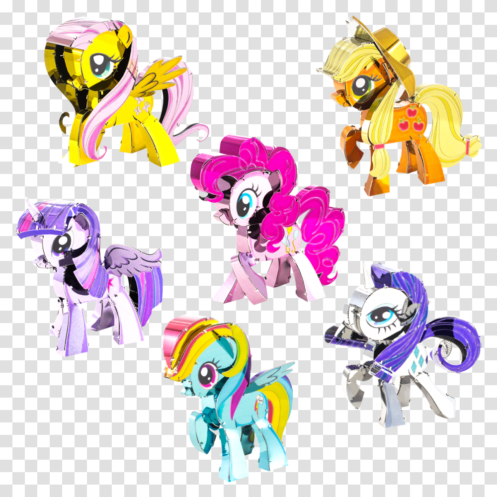 Set My Little Pony My Little Pony Mane 6, Graphics, Art, Costume, Purple Transparent Png