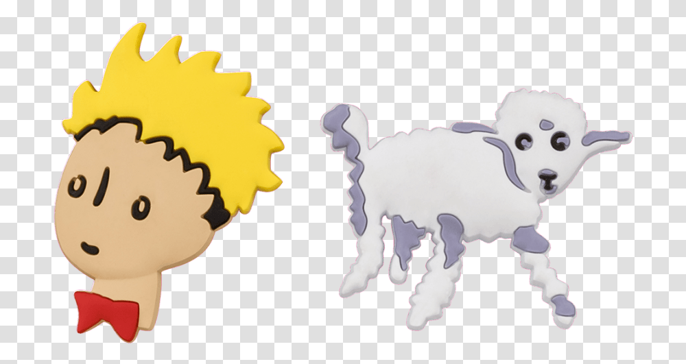 Set Of 2 Magnets Petit Prince With Sheep, Animal, Mammal, Toy, Food Transparent Png