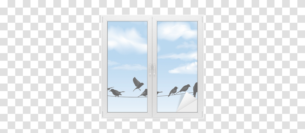 Set Of Birds We Live To Change Raven, Animal, Window, Door, Picture Window Transparent Png