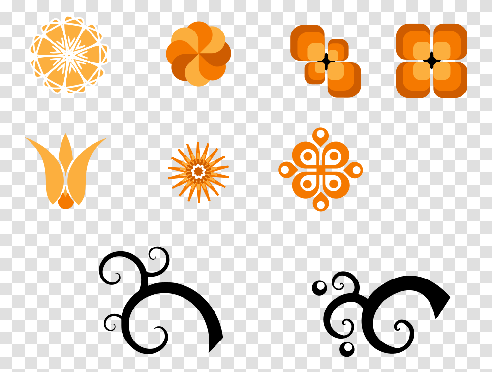 Set Of Design Elements Clip Arts For Web, Pattern, Fire Transparent Png