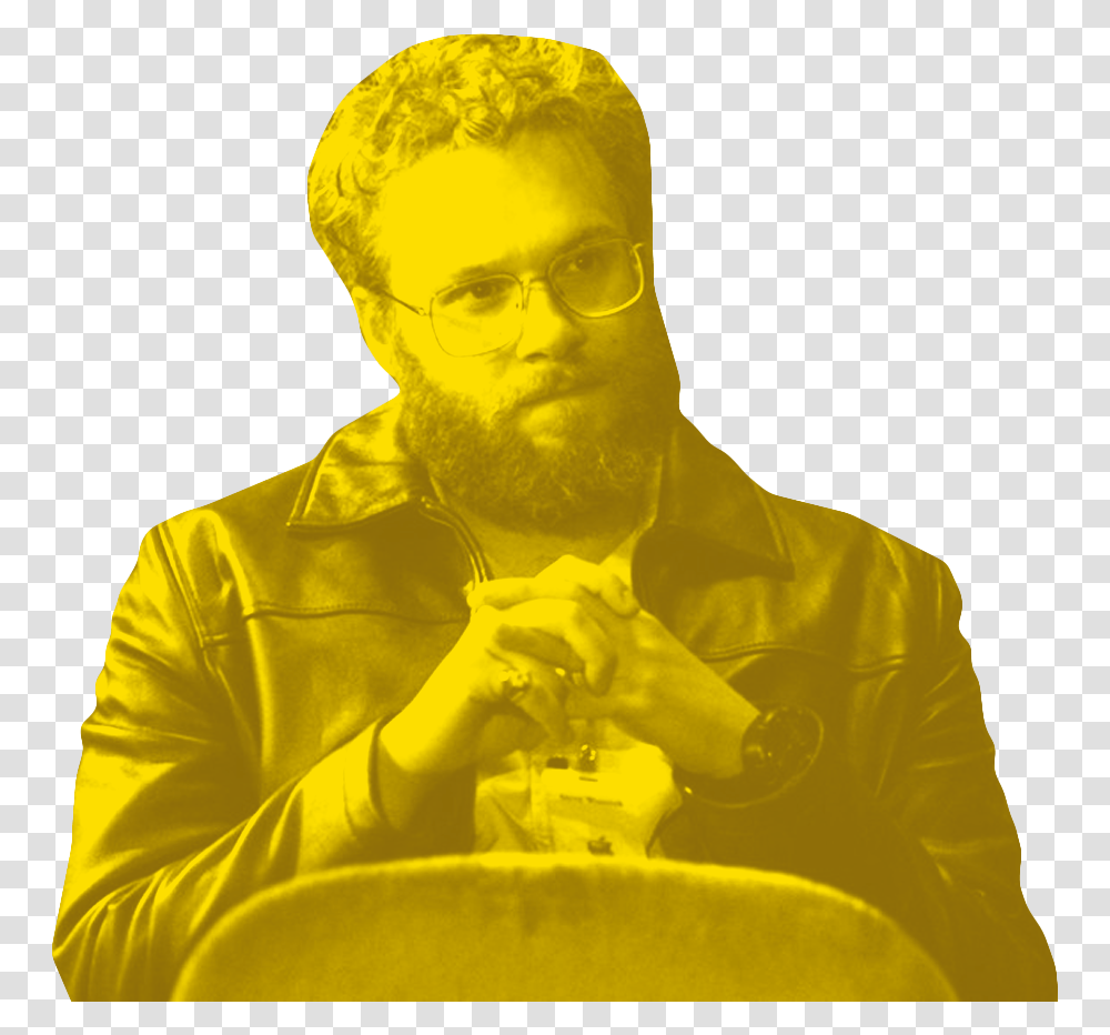 Seth Rogen Jobs, Person, Face, Glasses, Chair Transparent Png