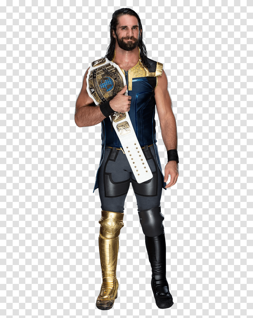 Seth Rollins Ic Champion, Person, Human, Strap, Harness Transparent Png