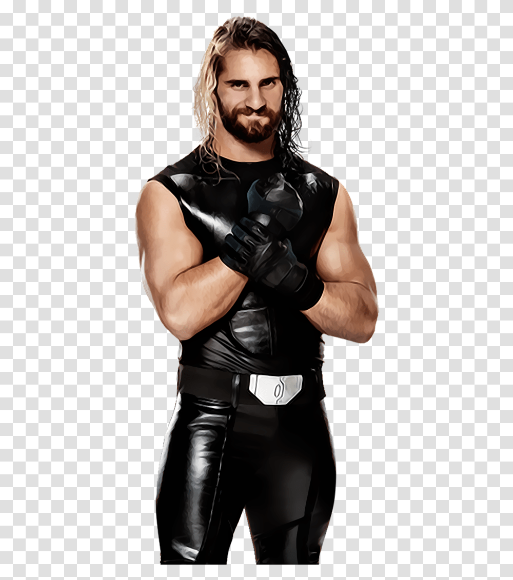 Seth Rollins Image Wwe Dean Ambrose Seth Rollins And Roman Reigns, Person, Sport, Boxing Transparent Png