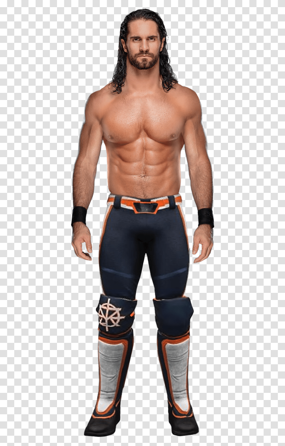 Seth Rollins In His Bearsthemed Attire On Royalrumble Seth Rollins Royal Rumble 2019 Attire, Person, Arm, Man, People Transparent Png
