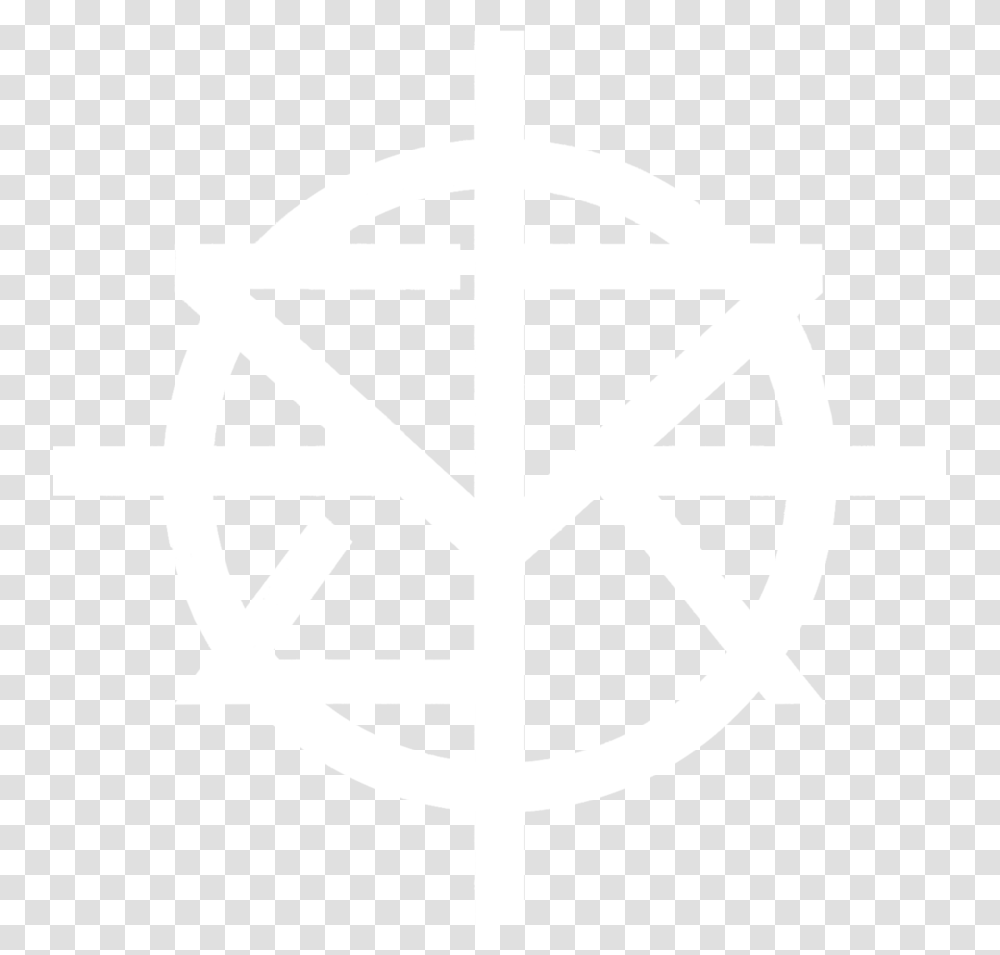 Seth Rollins Logo Johns Hopkins White Logo, Cross, Stencil, Emblem Transparent Png