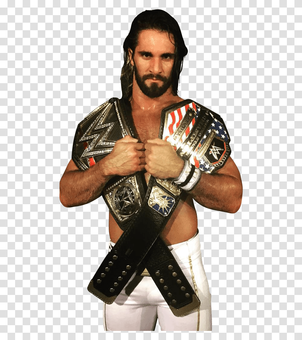 Seth Rollins Seth Rollins Wwe And Us Champion, Person, Human, Skin, Buckle Transparent Png