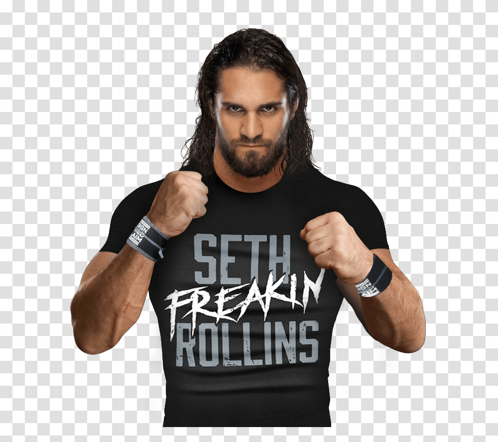 Seth Rollins Wwe Wrestler Total Gym Workout Workout Photo Shoot, Person, Sleeve, Hand Transparent Png