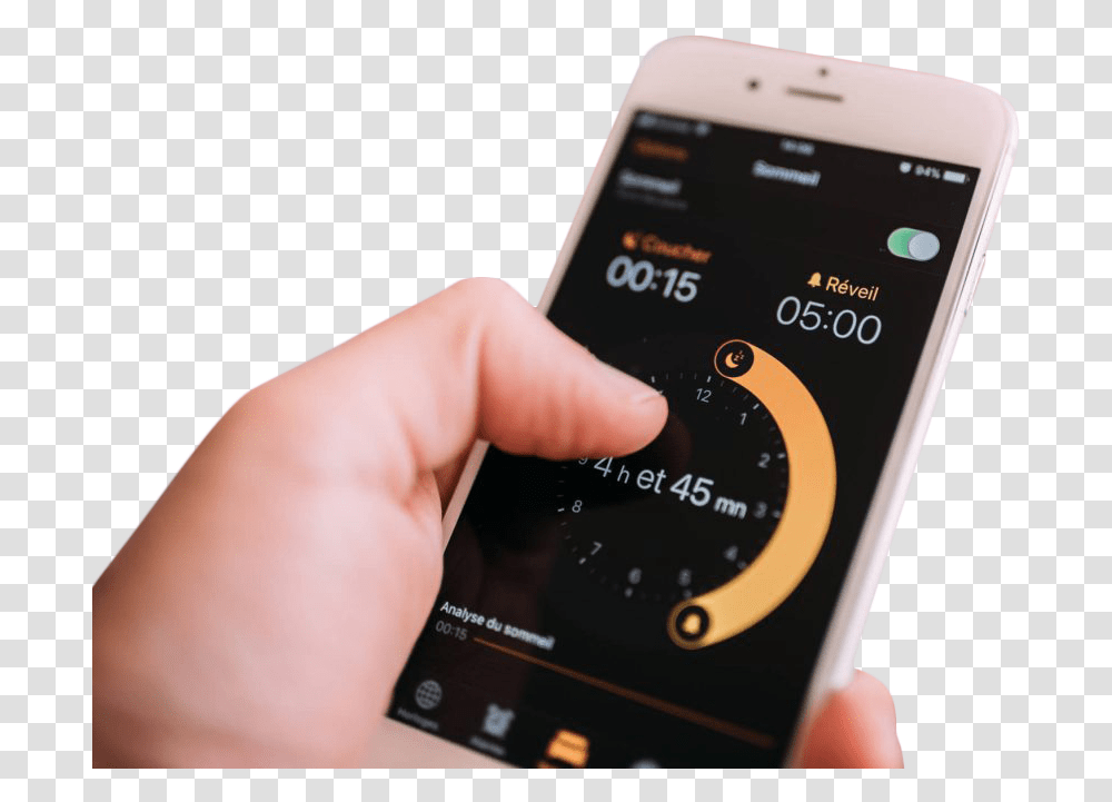 Setting Alarm Clock On Smart Phone Smartphone, Mobile Phone, Electronics, Cell Phone, Person Transparent Png