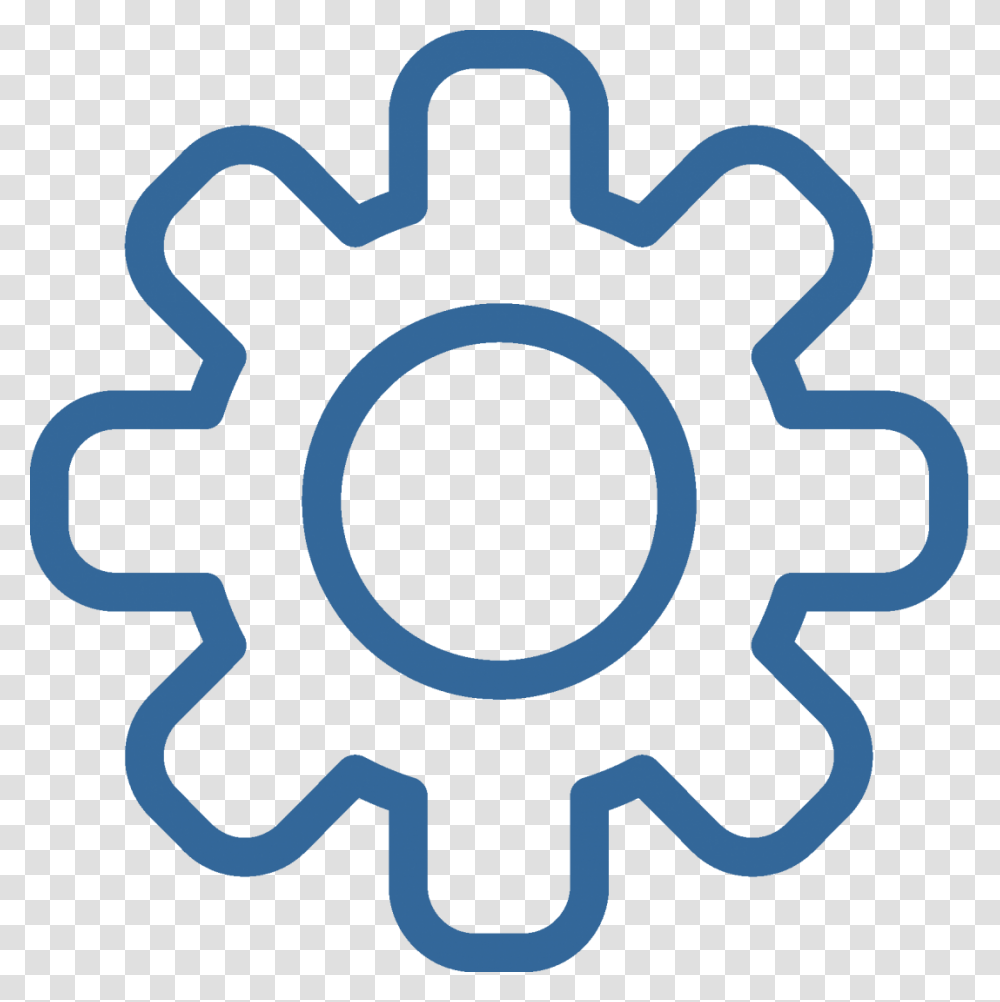 Setting Line Icon, Machine, Gear, Cow, Cattle Transparent Png