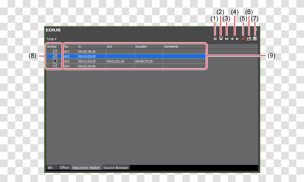 Setting Markers To Timeline Vertical, Electronics, Text, Computer, Screen Transparent Png