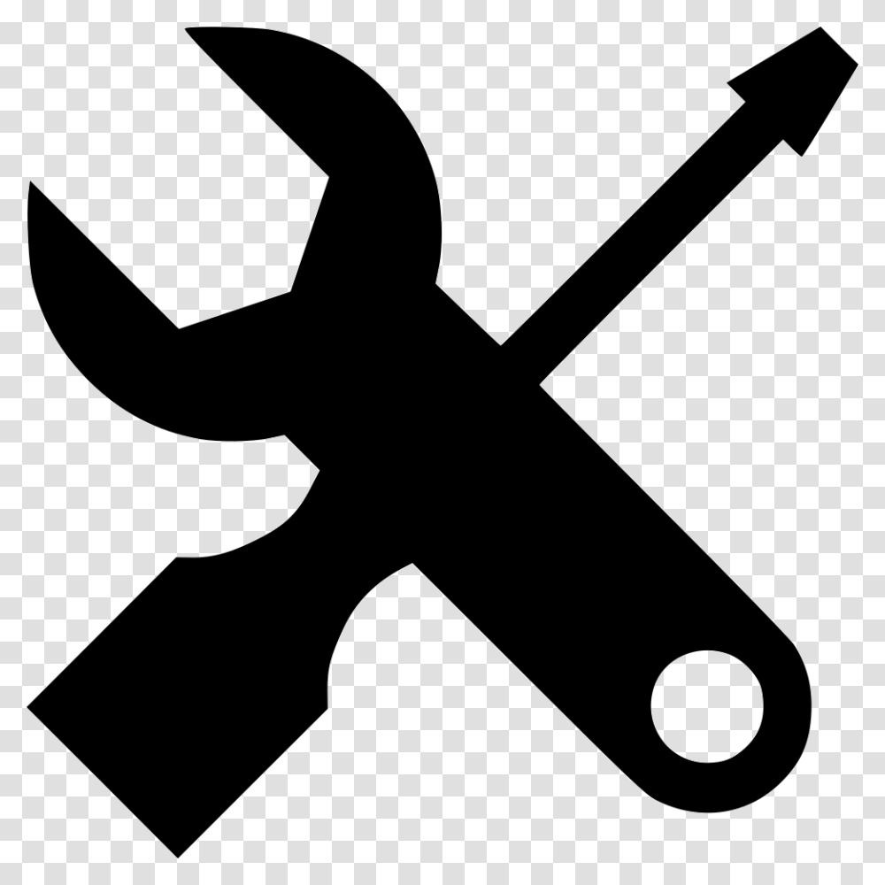 Setting Mechanic Instruments Svg Technician Icon, Axe, Tool, Hammer, Stencil Transparent Png