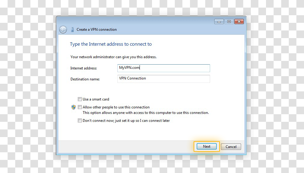 Setting Up A Vpn In Windows Windows 7 Vpn, File, Page, Webpage Transparent Png