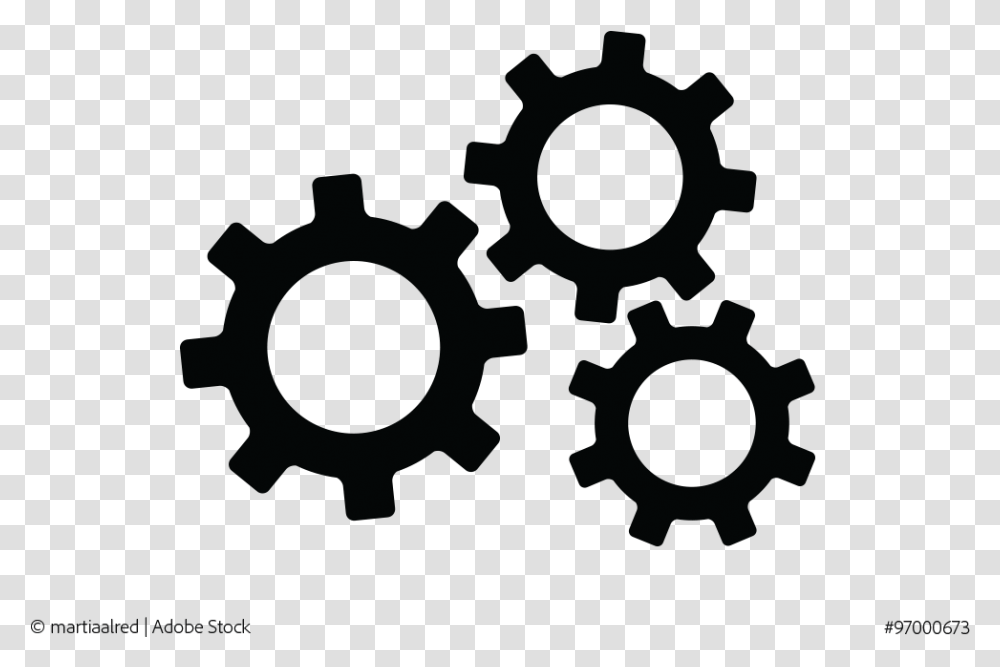 Settings Gears Flat Icon For Apps And Websites, Machine Transparent Png