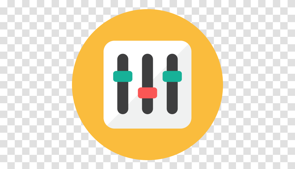 Settings Icon Of Flat Style Available In Svg Eps Ai Control Panel Round Icon, Ice Pop, Light Transparent Png