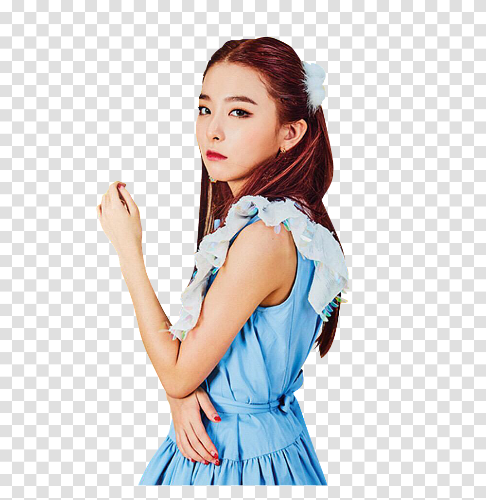 Seulgi Stickers Kpop Edit Aesthetic, Person, Female, Finger Transparent Png