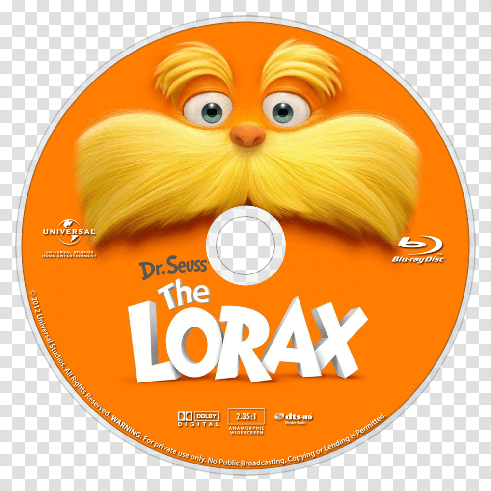 Seuss Cd Lorax, Disk, Dvd Transparent Png