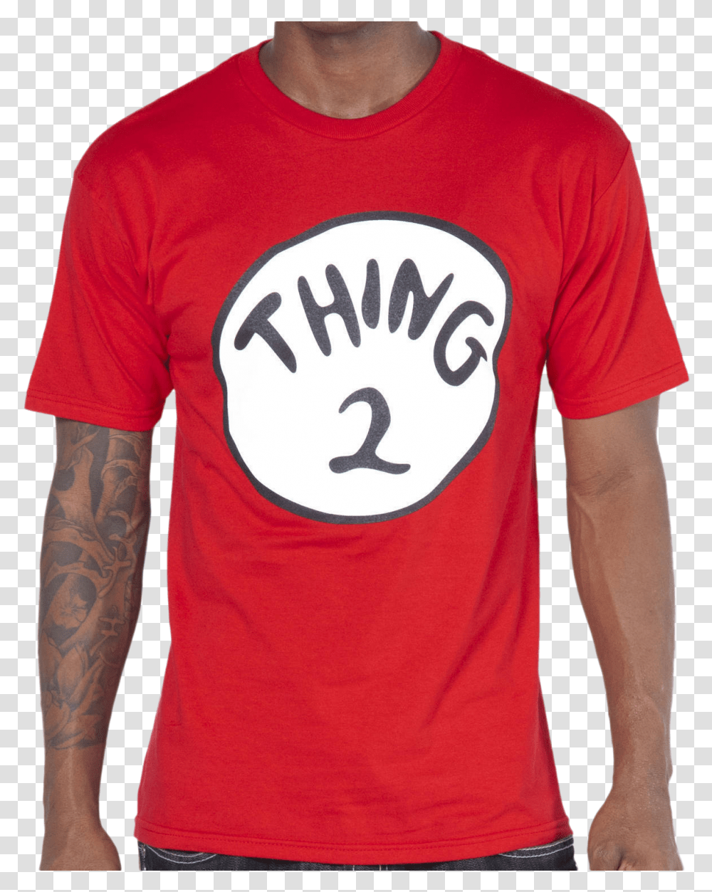 Seuss Thing 2 T Shirt Thing 1 And Thing, Apparel, T-Shirt, Person Transparent Png