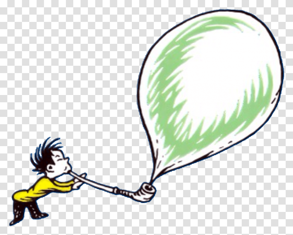Seuss Wiki Cartoon, Balloon, Person, Human, Vehicle Transparent Png