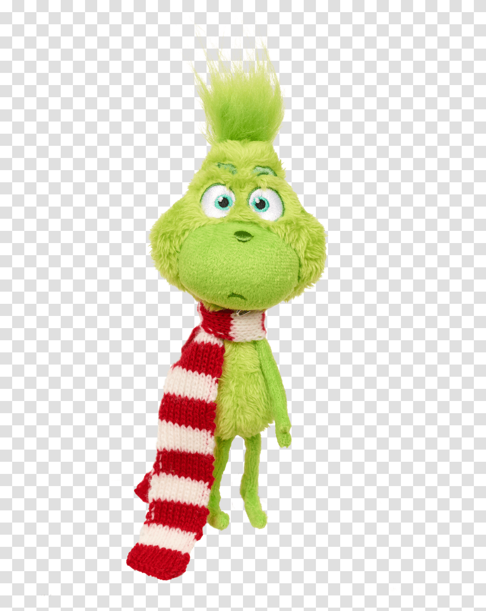 Seuss Young Grinch Stuffed Toy, Plush, Green, Elf, Doll Transparent Png