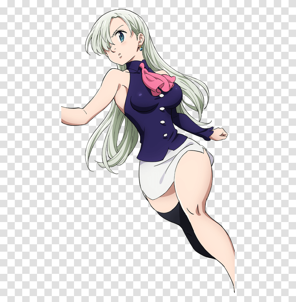 Seven Deadly Sins Prisoners Of The Sky Elizabeth, Comics, Book, Manga, Person Transparent Png