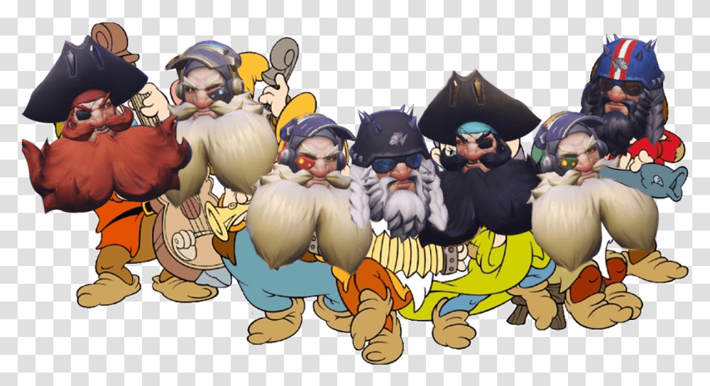 Seven Dwarfs Snow White Seven Dwarfs Mine Train Cartoon Character Group Of, Helmet, Apparel, Person Transparent Png
