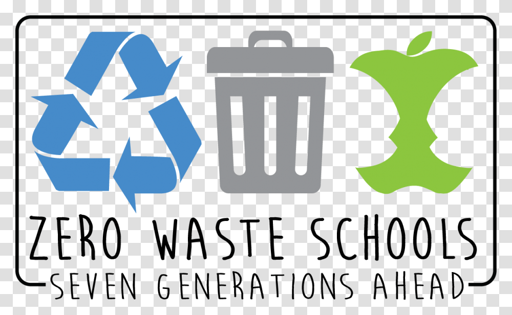 Seven Generations Aheadzero Waste Schools Zero Waste Our Work, Recycling Symbol, Logo, Trademark Transparent Png