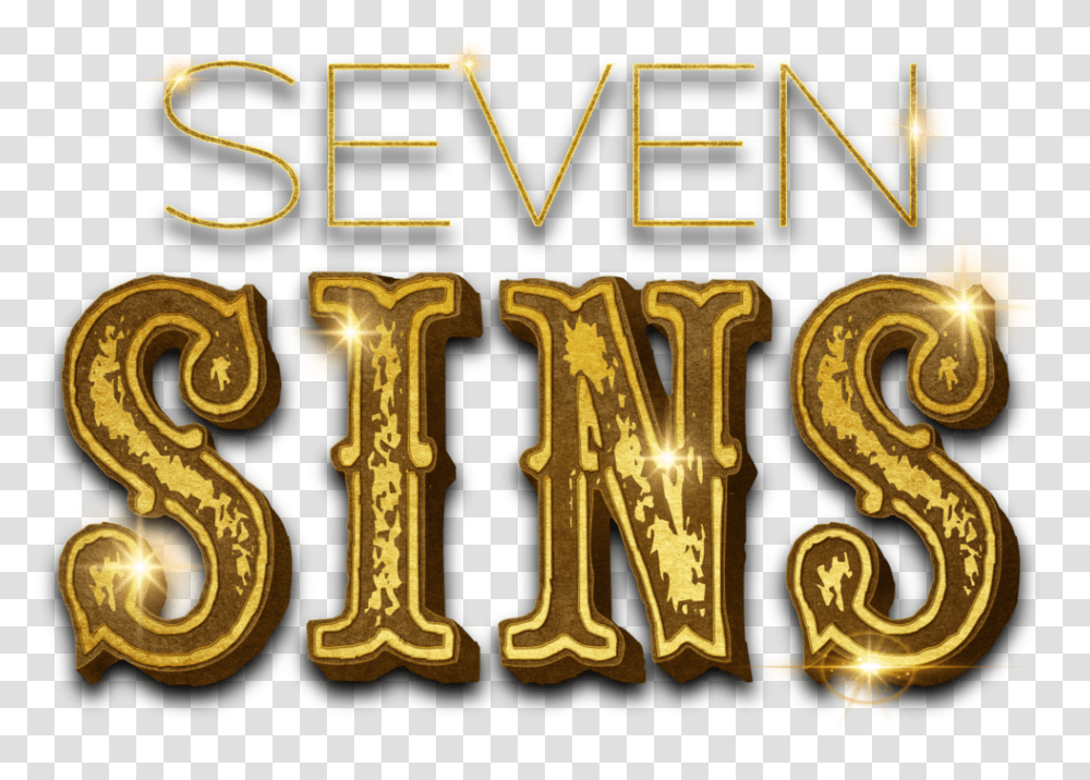 Seven Sins Logo Illustration, Alphabet, Cross Transparent Png