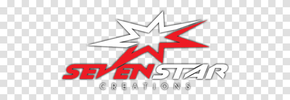Seven Star Creations Seven Star Logo, Symbol, Star Symbol, Text, Plant Transparent Png