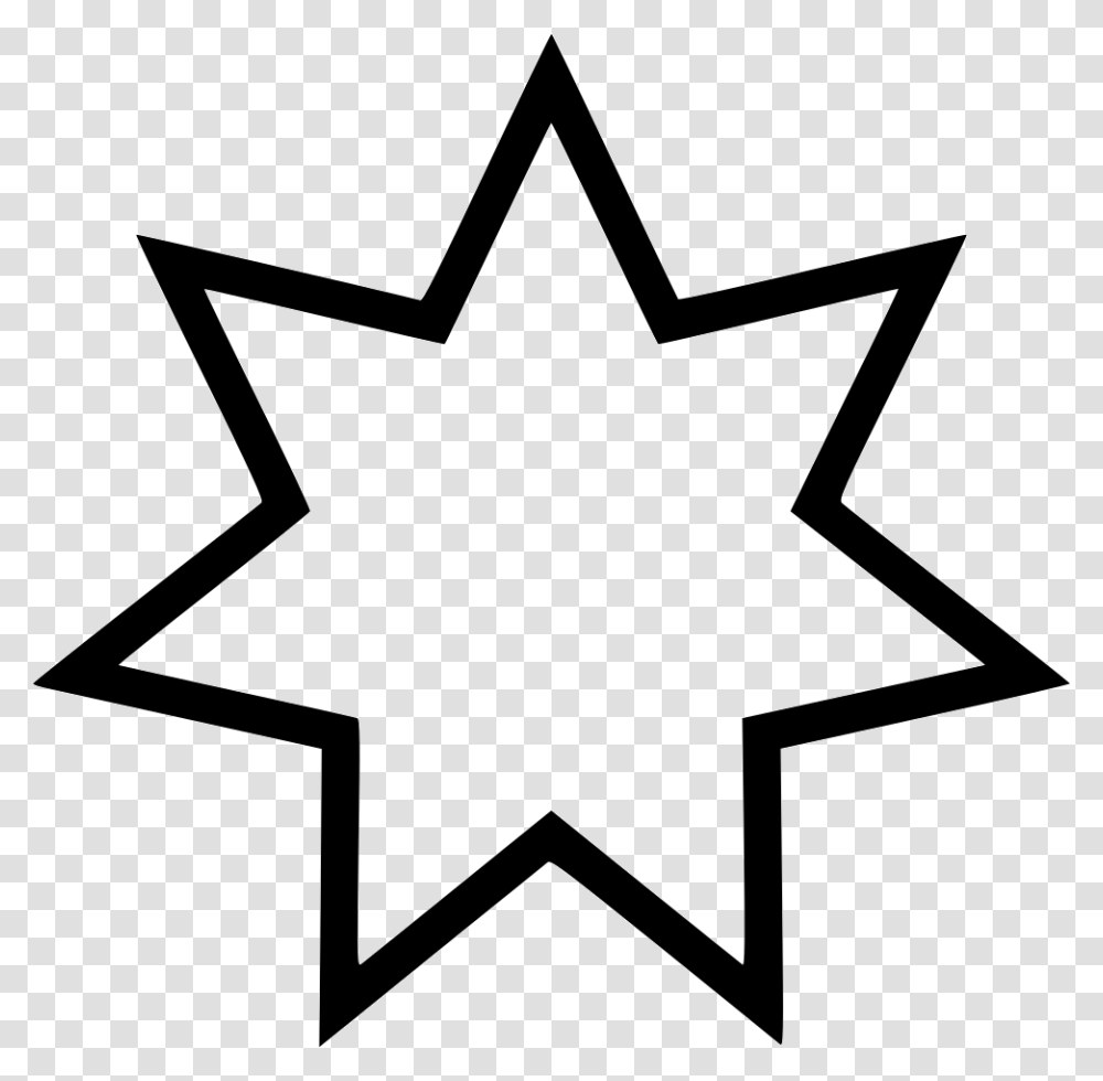Seven Star Seven Sided Star, Star Symbol, Cross Transparent Png